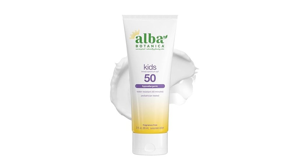 effective kids sunscreen option