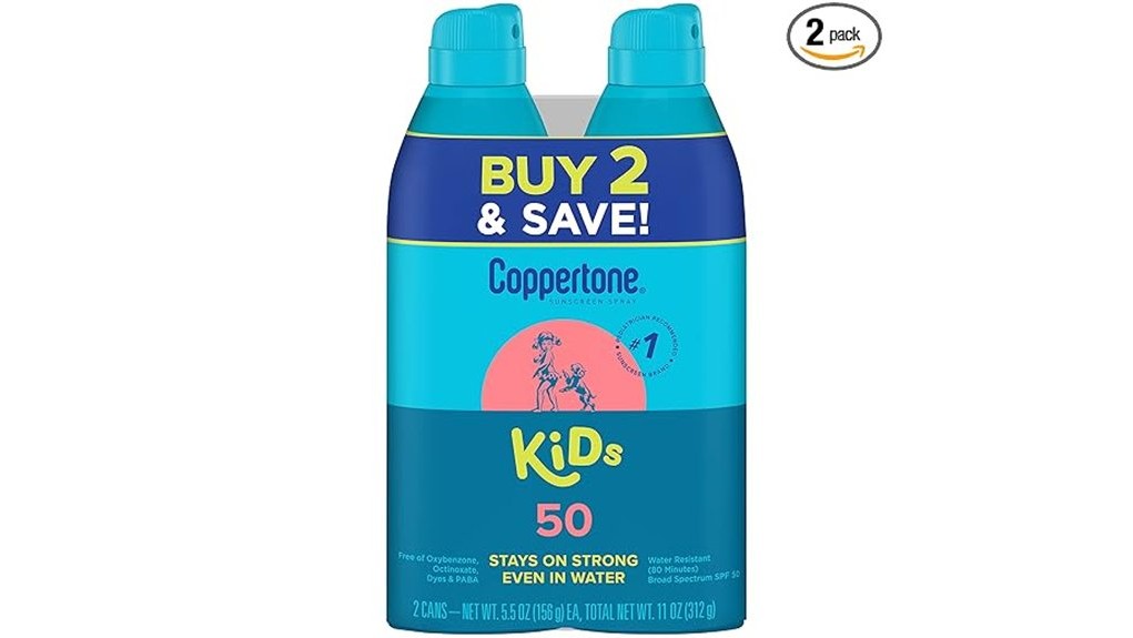 effective kids sunscreen spray