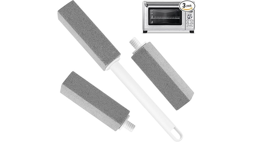 effortless cleaning with pumice
