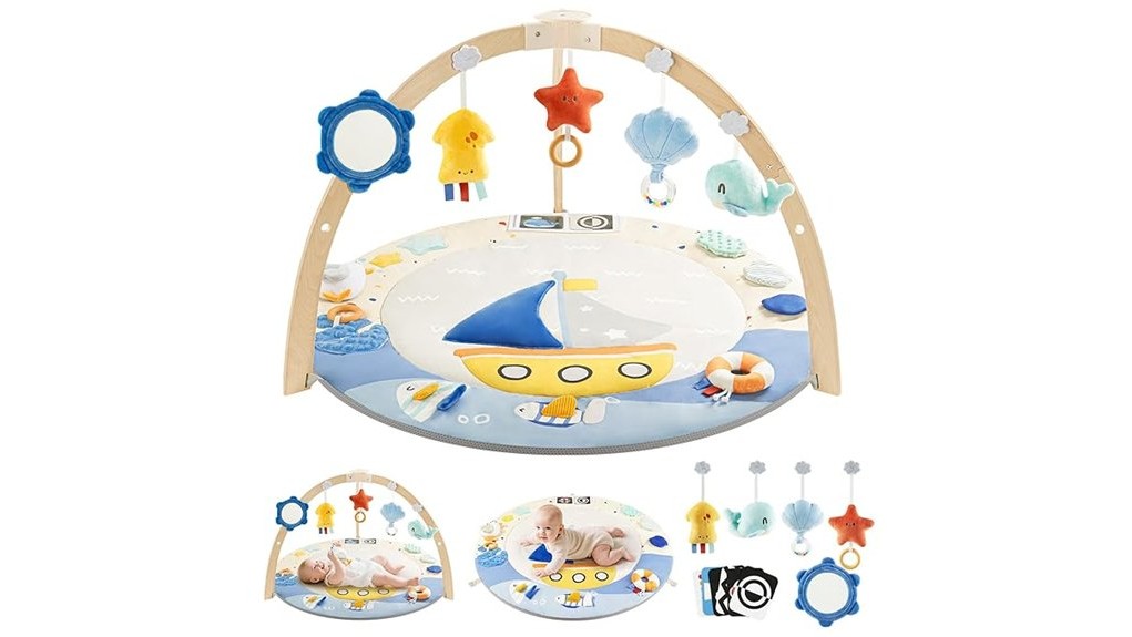 engaging baby play mat