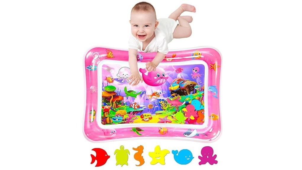 engaging water play mat