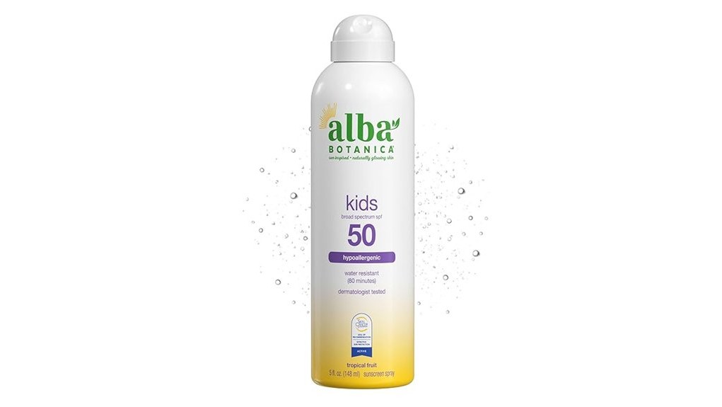 gentle effective kids sunscreen