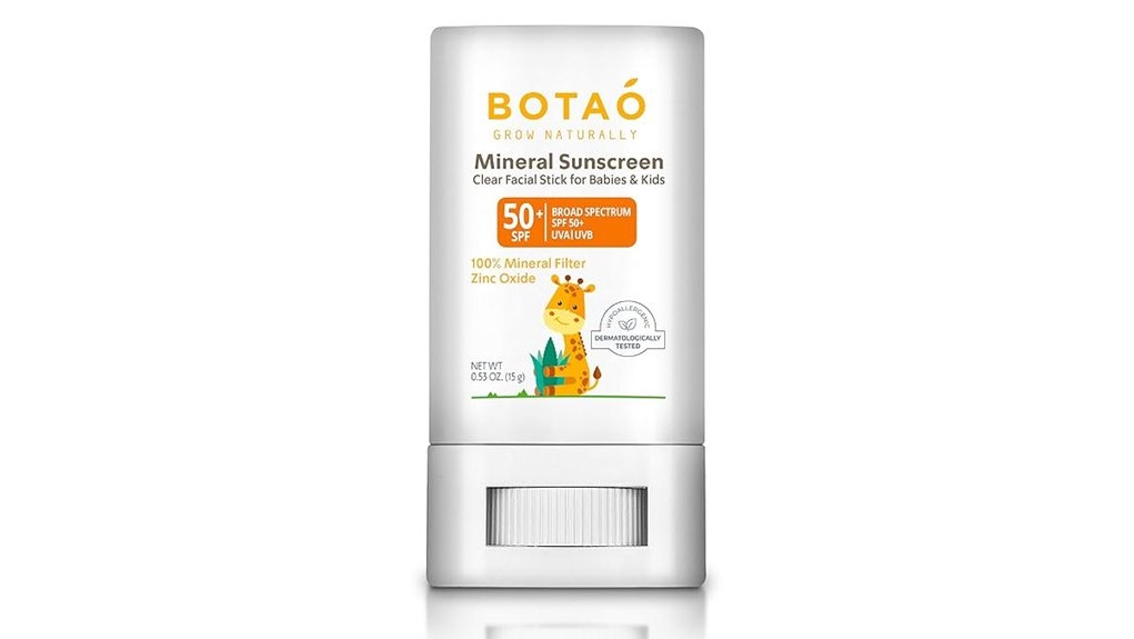 gentle mineral sunscreen stick