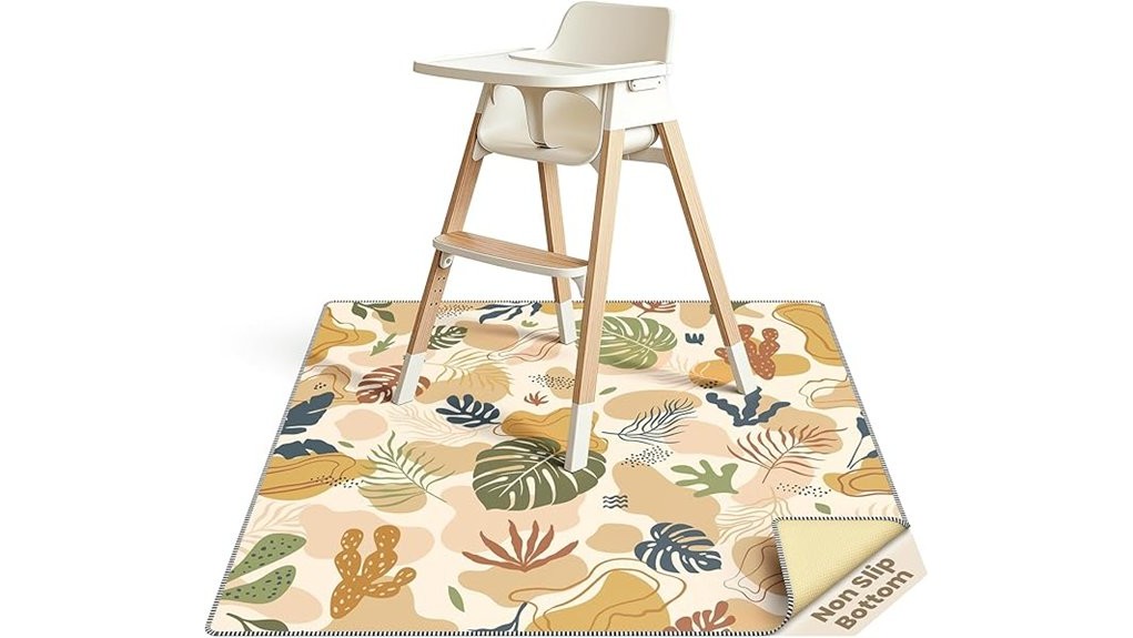 high chair splat mat review