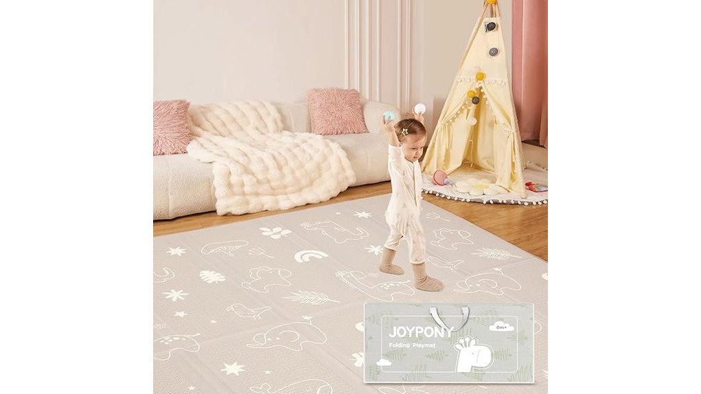 joyful infant playtime experience