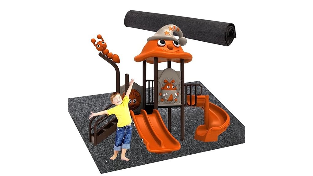 large outdoor playhouse mat