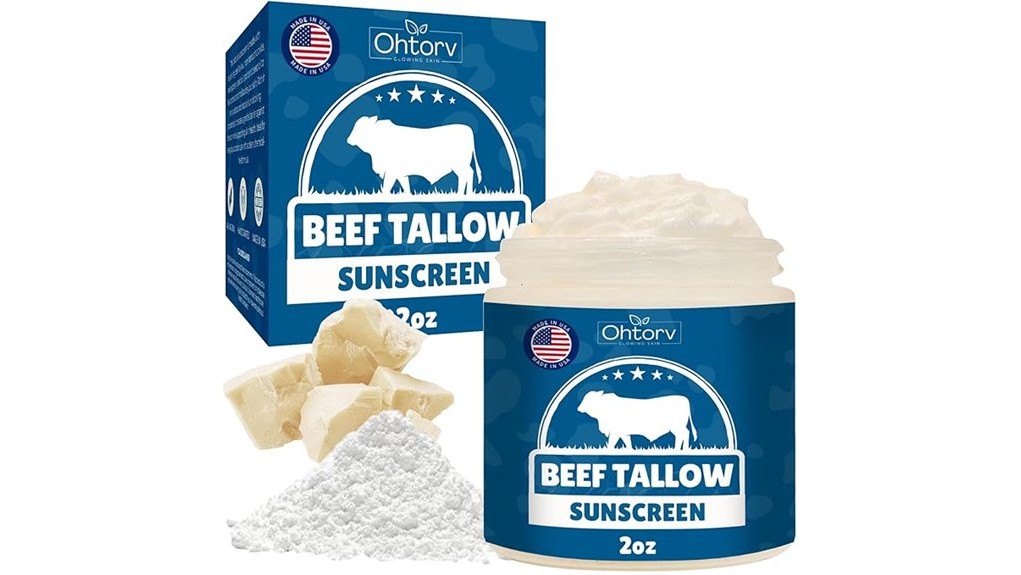 natural sunscreen using tallow