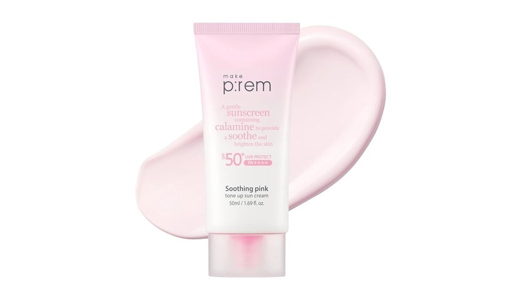 soothing pink tone sunscreen